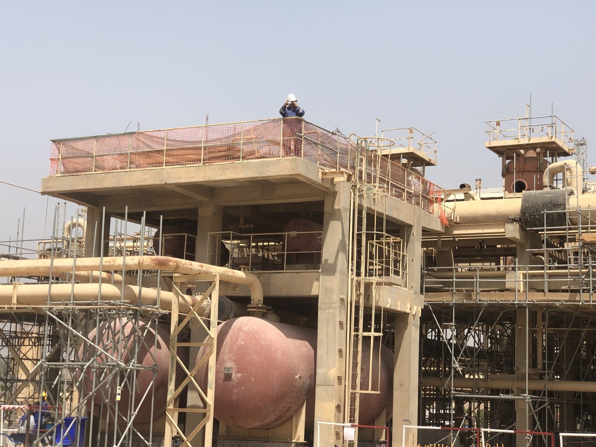 Oil and gas facility construction